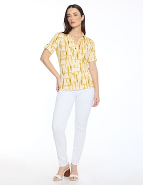 Blusa Foley's manga corta para mujer