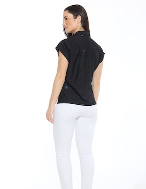 Blusa Foley's manga cap para mujer