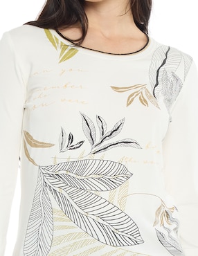 Blusa Foley's Letizia manga 3/4 para mujer