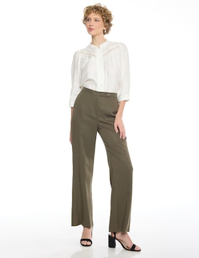Pantalón de vestir Foley's amplio para mujer