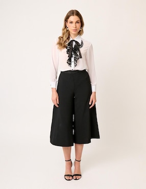 Blusa camisera Linea Pura Montijo manga larga para mujer