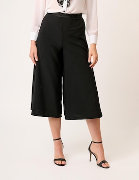 Pantalón coulotte Linea Pura amplio para mujer