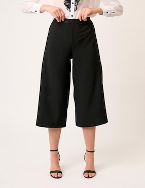 Pantalón coulotte Linea Pura amplio para mujer