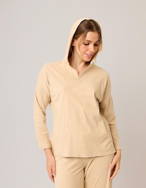 Sudadera con capucha Linea Pura para mujer