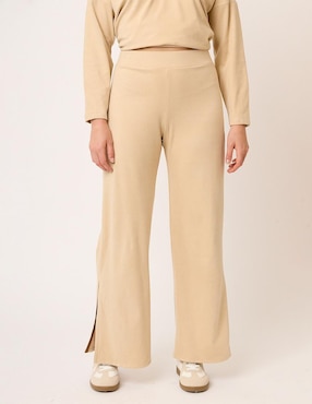 Pantalón relaxed Linea Pura regular para mujer