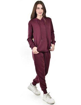 Conjunto deportivo regular Roman Fashion con elástico para mujer