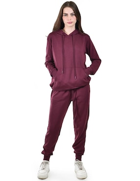 Conjunto deportivo regular Roman Fashion con elástico para mujer