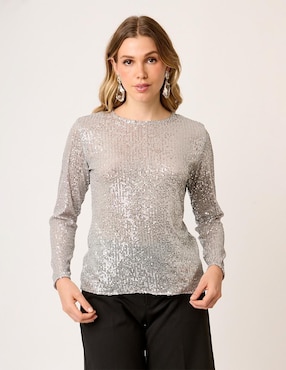 Blusa Linea Pura Saint Germain manga larga para mujer