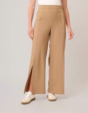 Pantalón de vestir Linea Pura straight para mujer