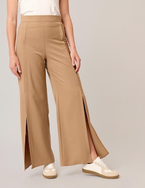 Pantalón de vestir Linea Pura straight para mujer