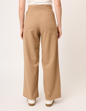 Pantalón de vestir Linea Pura straight para mujer