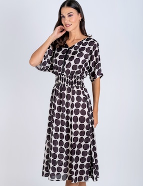 Vestido midi casual Delirium para mujer