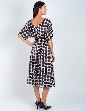 Vestido midi casual Delirium para mujer