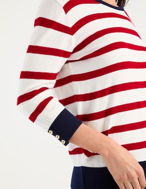 Suéter Ferrioni cuello redondo para mujer