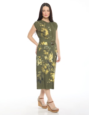 Vestido 3/4 formal Foley's Letizia para mujer
