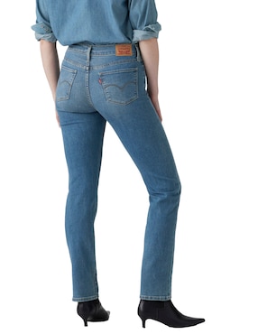 Jeans straight cintura Levi's 314 para mujer