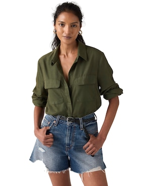 Blusa Levi's manga larga para mujer
