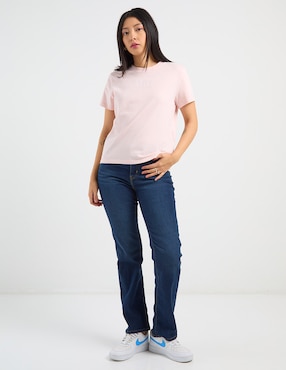 Playera manga corta Levi's cuello redondo para mujer