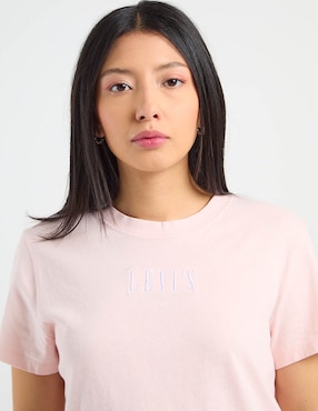 Playera manga corta Levi's cuello redondo para mujer