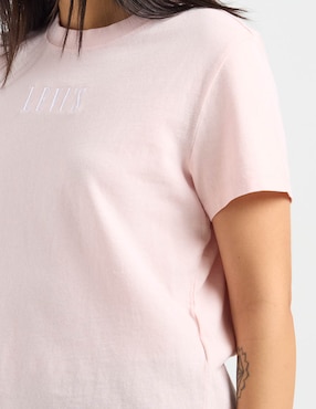 Playera manga corta Levi's cuello redondo para mujer