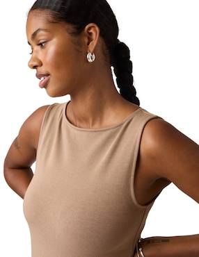 Playera sin manga Levi's cuello redondo para mujer
