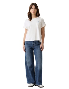 Playera manga corta Levi's cuello redondo para mujer