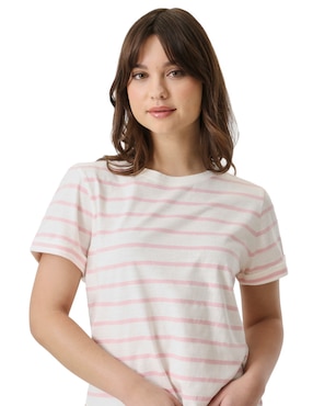Playera manga corta Levi's cuello redondo para mujer