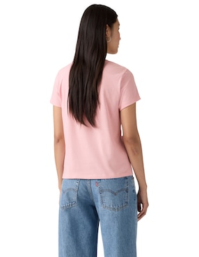 Playera manga corta Levi's cuello redondo para mujer