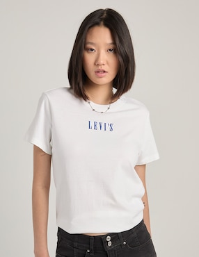 Playera manga corta Levi's cuello redondo para mujer