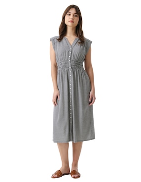 Vestido midi casual Levi's para mujer