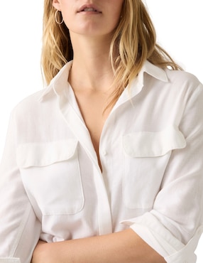 Blusa camisera Levi's manga larga para mujer