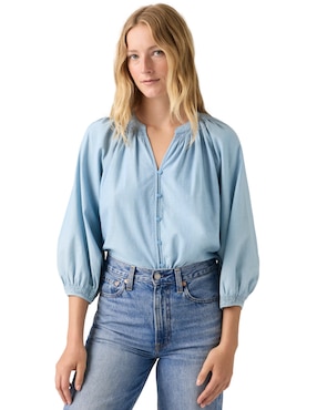 Blusa Levi's manga larga para mujer