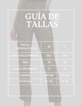 Pantalón relaxed Malabis wide leg para mujer