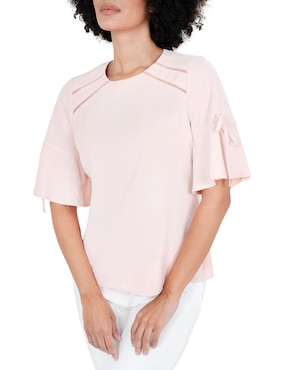 Blusa Atelier Petite manga corta para mujer