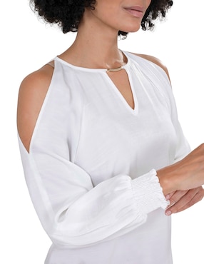 Blusa Atelier Petite manga larga para mujer