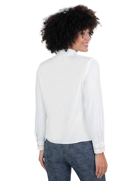 Blusa camisera Atelier Petite manga larga para mujer