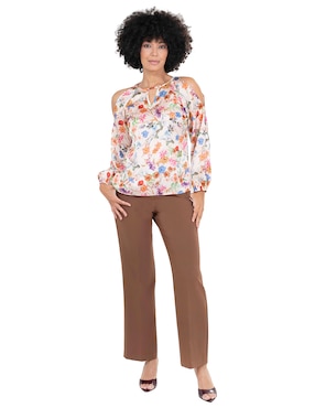 Blusa Atelier Petite manga larga para mujer