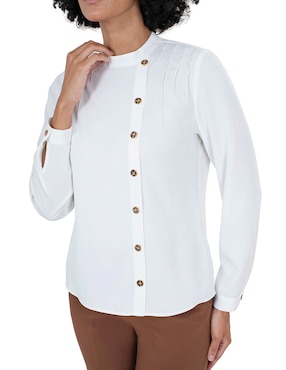 Blusa Atelier Petite manga larga para mujer