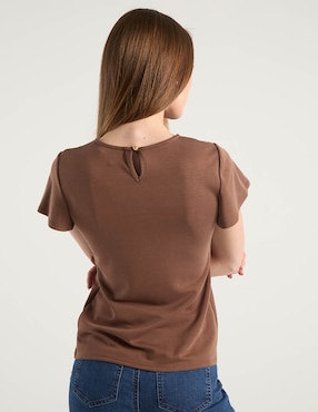 Blusa Atelier Petite manga corta para mujer