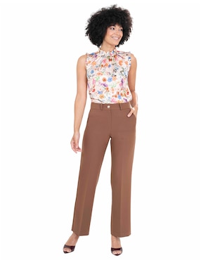 Pantalón Atelier Petite regular para mujer