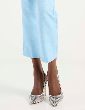 Pantalón capri Atelier Petite regular para mujer