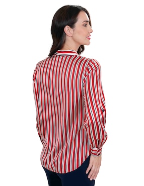 Blusa camisera Atelier Petite manga larga para mujer