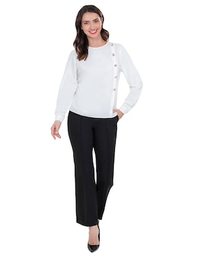 Blusa Atelier Petite manga larga para mujer