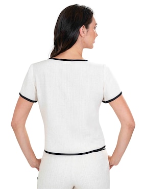 Blusa Atelier Petite manga corta para mujer