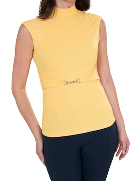 Blusa Atelier Petite sin manga para mujer