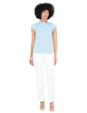 Blusa Atelier Petite manga corta para mujer