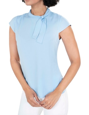 Blusa Atelier Petite manga corta para mujer