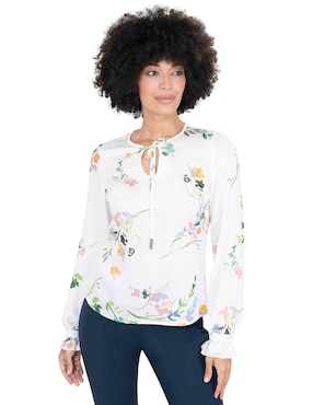 Blusa Atelier Petite manga larga para mujer