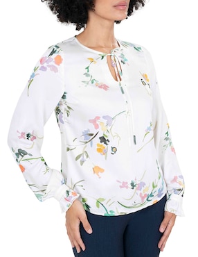 Blusa Atelier Petite manga larga para mujer
