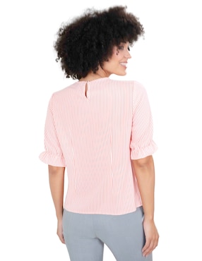 Blusa Atelier Petite manga corta para mujer
